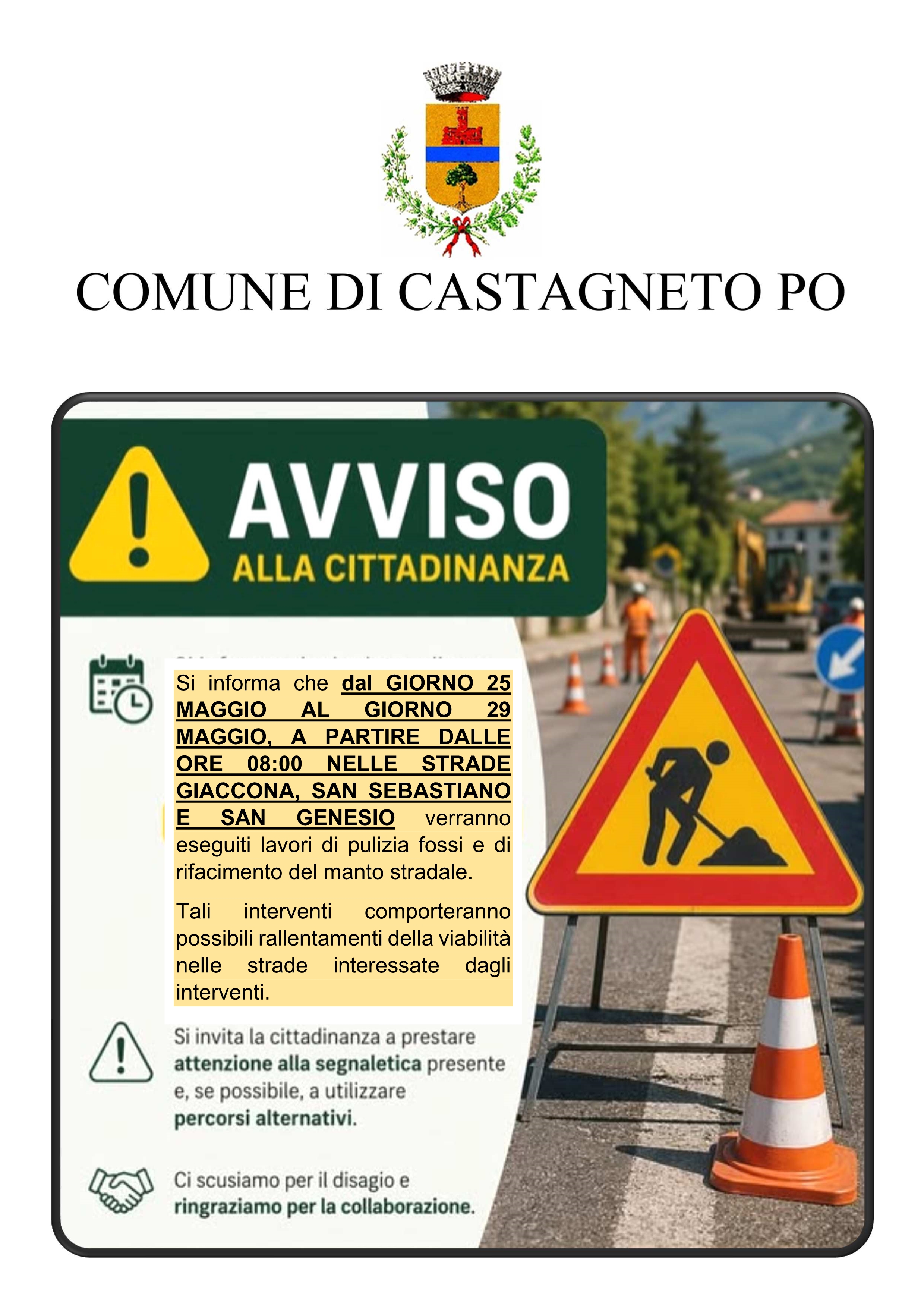 Lavori stradali